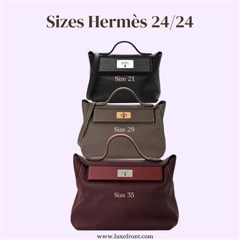 hermes 24 24 size 35|hermes 24 24 29 bag.